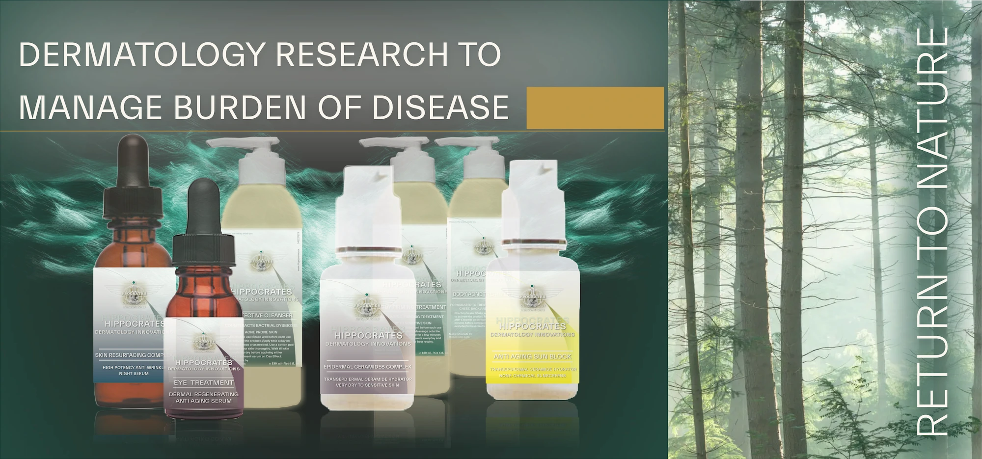 Return to nature to manage burden of disease